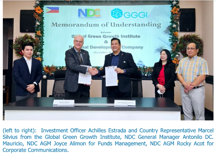 NDC Signs MOU with Global Green Growth Institute, Boosts Philippine Environmental Strategy