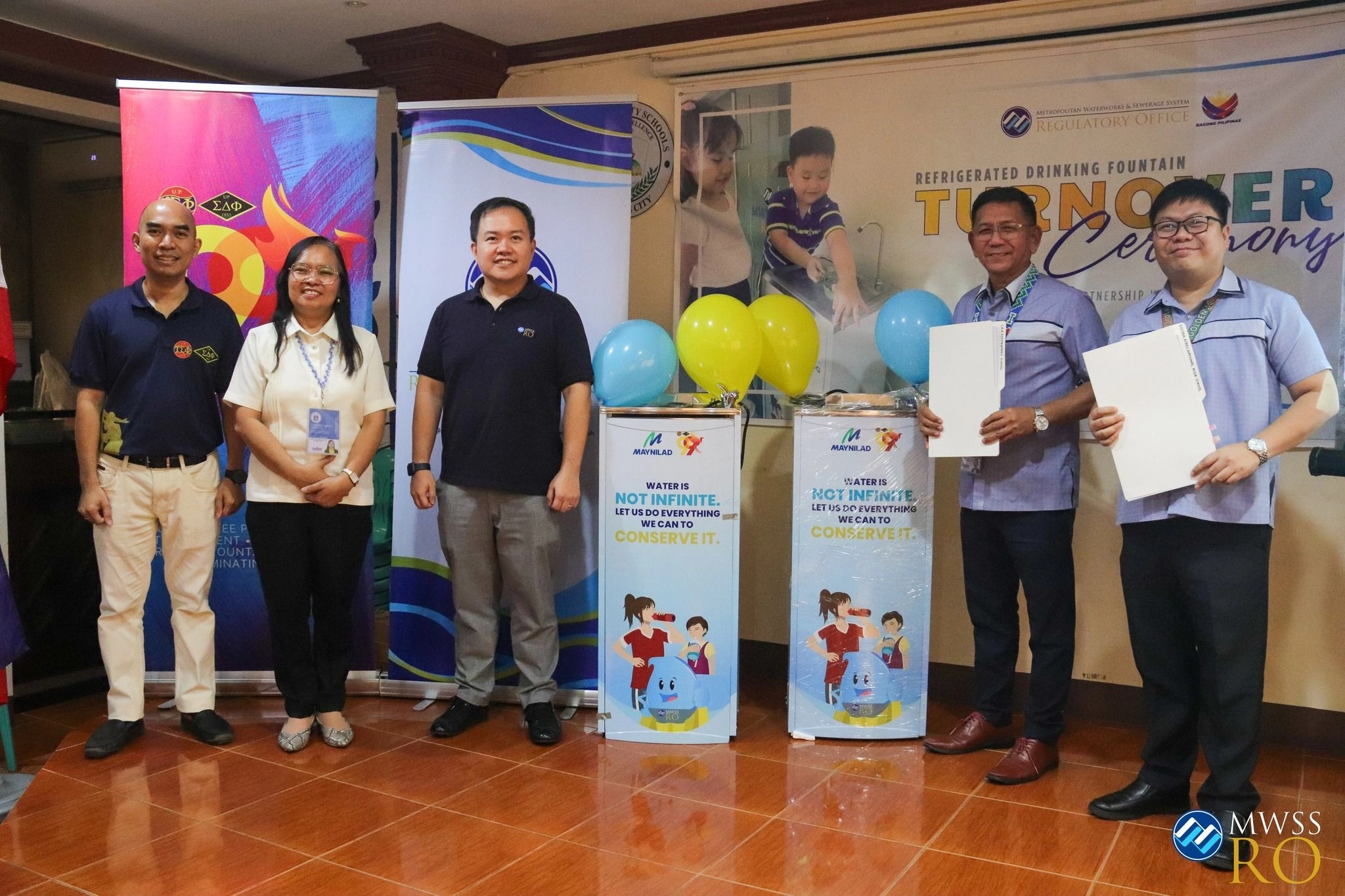 USP Batch '99 Partners with MWSS, Maynilad on Refrigerated Drinking Fountains Donations