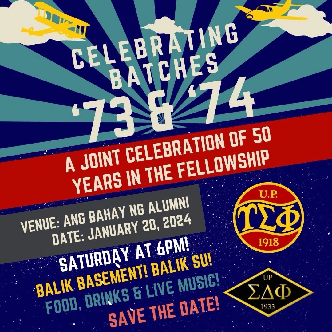 Batch  '73 and '74 Joint Anniversary Celebration, Ang Bahay ng Alumni, U.P. Diliman, January 20, 2024 cover image